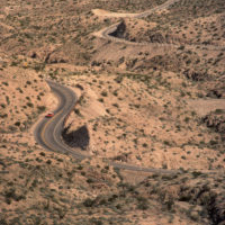 desert, roads, cars
